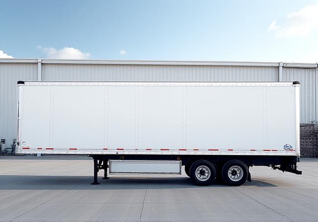 Modern 53 foot dry van trailer