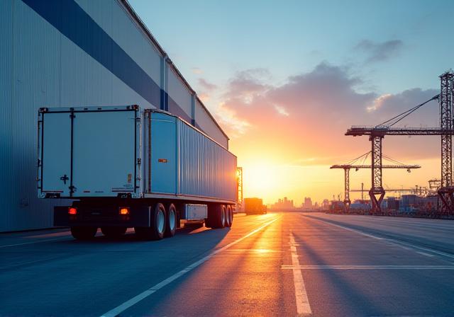 Modern logistics hub near the Port of Charleston